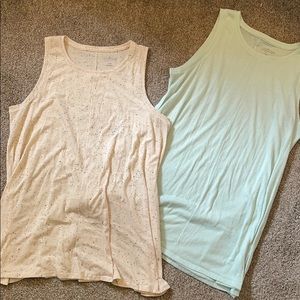 2 Maternity Tank Tops - Aglow Size Large